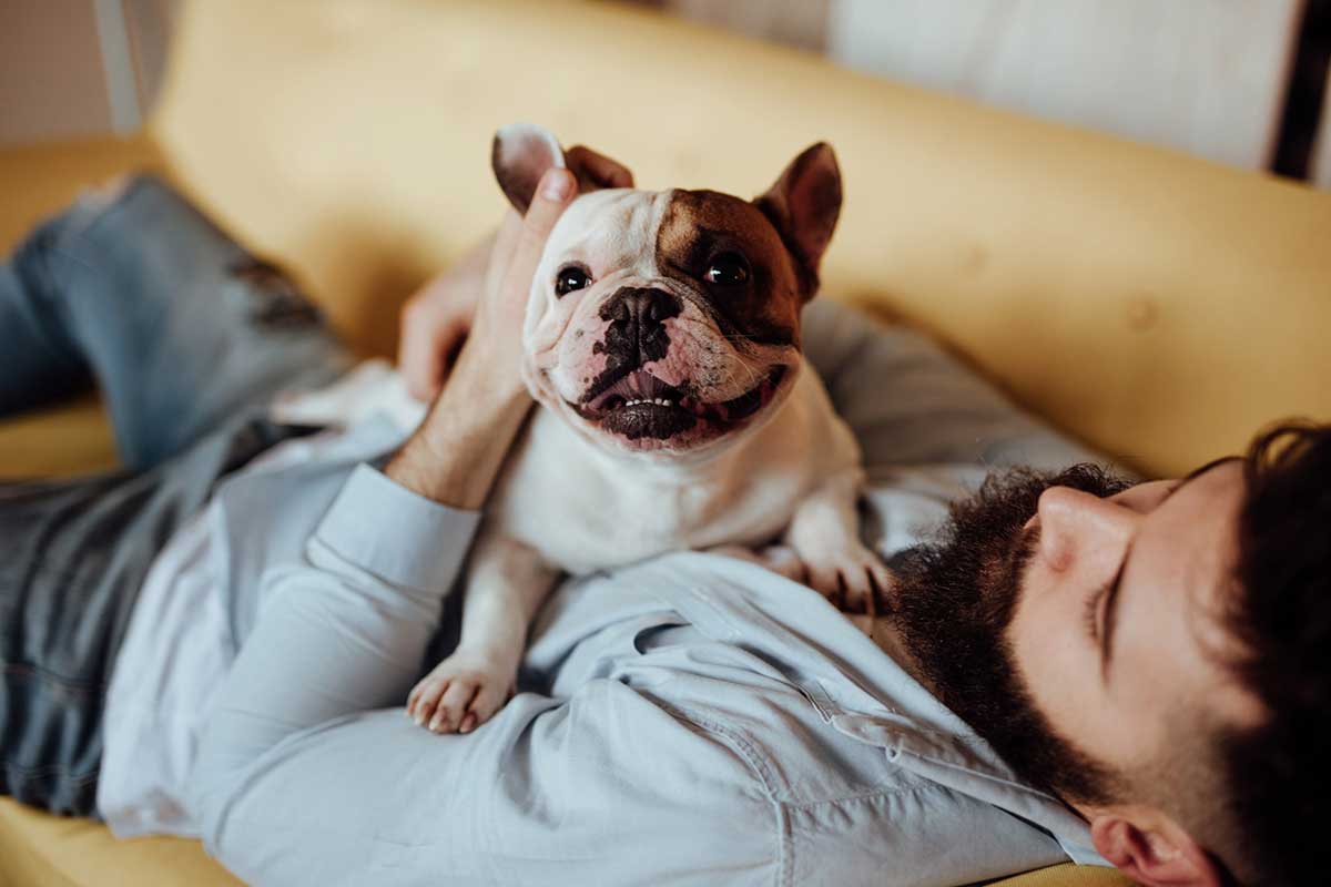 Guy and his dog